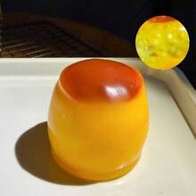 Caramel Pudding Bell Pepper Squishy Kit Squeaky Building Block Fidget Ball Soft TPR Slow Rebound Anxiety Relief Sensory Toy For Kids Adults ADHD Focus Desktop Decor Party DIY Craft Kit - Multicolor - View 11