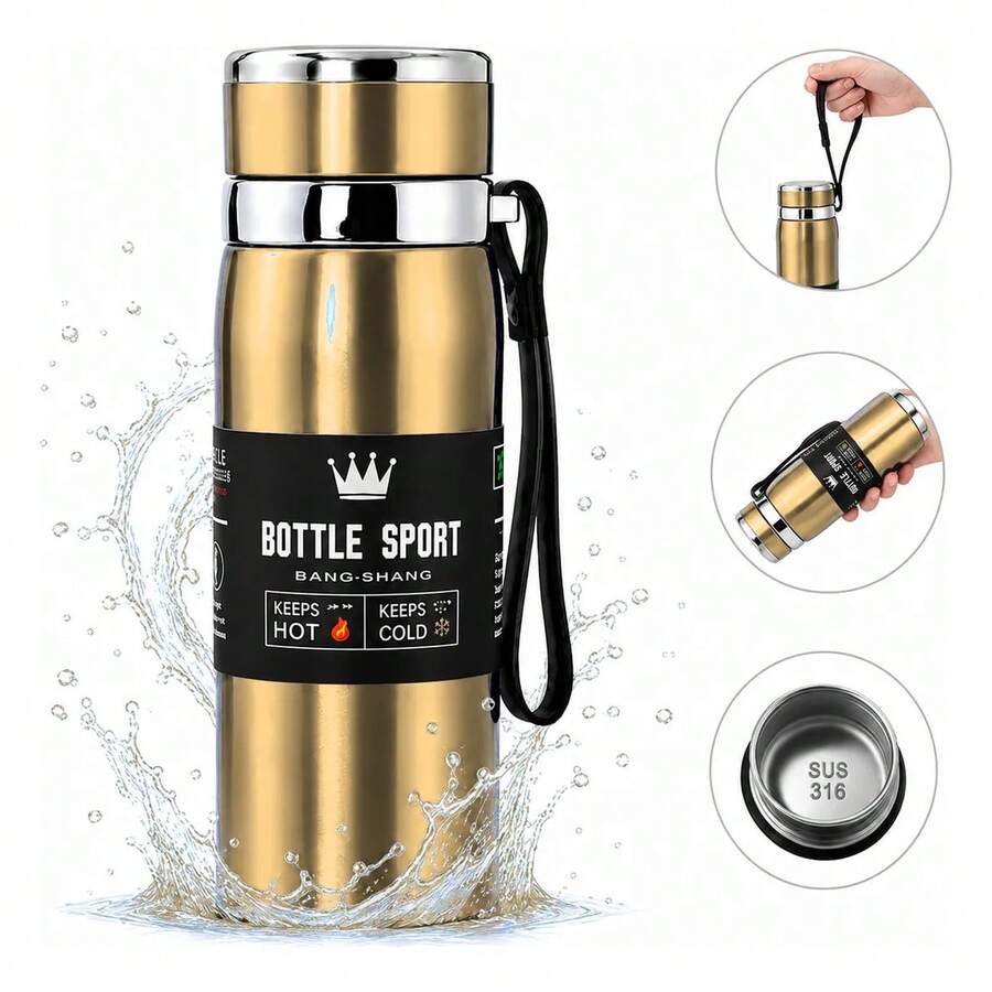 Vacuum Flasks & Thermoses - Gold - View 1