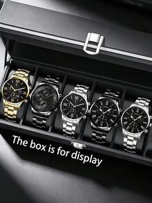 5/10pcs/Set Boys Sports Watch With Calendar And Time Function, Multiple Colors, Gift, Daily Wear - Multicolor - View 12