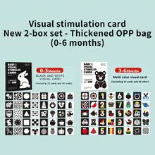 High Contrast Baby Cards, Newborn Visual Stimulation Black And White Cards, Baby Early Education Visual Stimulation Cards, Baby Flash Cards Learning Cards - Baby Gift, Colorful Tracking Flashcards Cognitive Cards - Visual Stimulation Card Set - View 12