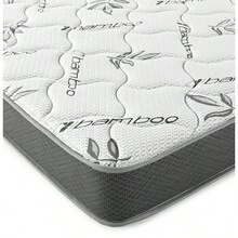 Twin Size 6 Inch All Foam Mattress, Cooling Bamboo Quilted Cover HD Foam Core Supportive White Mattress, Made In USA For Kids Bedroom Guest Room Small Apartment Daybed - 6" + Foam + Twin - View 5