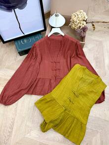 Women Tops - Lime Green - View 5