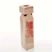 1/2pcs-Set Wooden Train Whistle - Perfect For Party Favors, Birthday Decorations, Noise Makers, Gift Bag Fillers, Mini Game Prizes And Christmas Stocking Stuffers - Multicolor - View 3