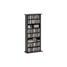 Newspaper & Magazine Storage - Black + 185 DVD - View 1