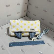 1pc Japanese & Korean Fashion Pencil Case, High Aesthetic Ins Style, Large Capacity Stationery Box For Middle & High School Students, Niche Student Storage Pencil Holder, Minimalist Halloween Back To School Essential, Planner Tools Organizer - A - View 5