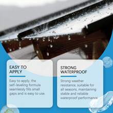 Invisible Sealant Roof Crack Sealing Waterproof Wear-Resistant High Elasticity Transparent Repair Glue Suitable For Multiple Materials, Comprehensive Waterproof Sealing Easy To Use. Strong Weather Resistance, Suitable For All Seasons, Maintains Stable Waterproof Performance Household Essential Convenient And Fast Practical Small Gift For Family And Friends - A - View 6