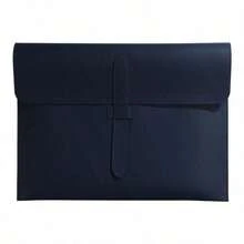 Fashion Leather Document Bag Business Folder Storage Pouch Contract Thickened Waterproof Portable Archive Bag - Multicolor - View 9
