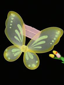 1pc Adult Butterfly Wings Costume For Ball, Nightclub, Performance, Party, Angel/Elf Role Play, Suitable For Ball Party, Graduation Party, Stage Performance, Halloween Outfit - Multicolor - View 16