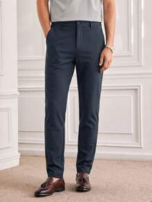 Officeau Men's Business Office Dress Pants, Outdoor Sports Golf - Dark Grey - View 1