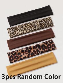 4Pcs Solid Color Sports Headbands, Classic Solid Color Headbands Suitable For Daily Yoga, Workout Or Busy Time To Secure Hair - Fit For Girls - Multicolor - View 7