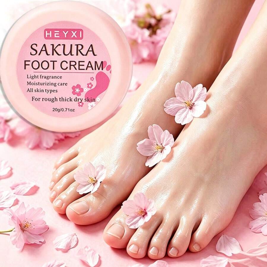 Krim Kaki HEYXI Sakura, Krim Kaki Pelembap, Menutrisi Secara Mendalam, Wangi Tahan Lama