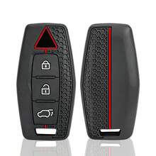 Silicone 3 Buttons Car Key Cover Case Shell For Outlander 2022 2023 2024 Holder Protection Accessory - A - View 3