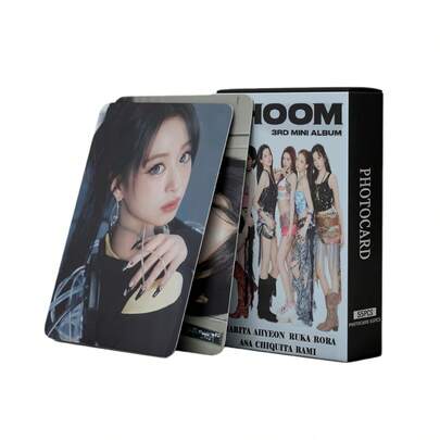 55pcs Baru BABY Monster CHO OM Album Cards KP OP Star Merchandise LOMO Photocards