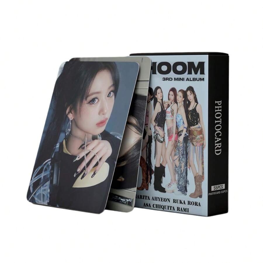 New 55pcs BABY Monster CHO OM Album Cards KP OP Star Merchandise LOMO Photocards