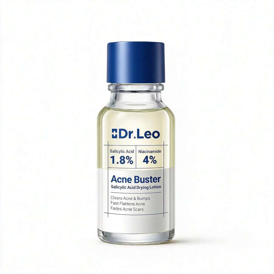 Dr.Leo Suero Anti-Acné con Ácido Salicílico 1.8%, Secado Rápido, Cuidado 24h para Imperfecciones y Cicatrices