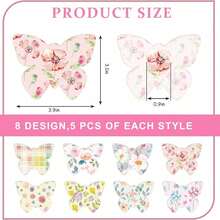 1 Set 2/8/32pcs Butterfly-Shaped Adhesive Patches, No Glue In Center, Pre-Cut Elastic Fabric, Waterproof & Sweat-Resistant, Soft & Breathable, Durable & Long-Lasting, Portable & Easy To Carry, Essential For Home And Outdoor Travel - View 2