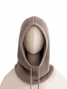 1pc Wool Blend Thick Balaclava, Unisex Cycling Face Mask, Neck Warmer, Ear Warmer Hat, Windproof, Warm For Autumn/Winter - Mask Cap - View 26