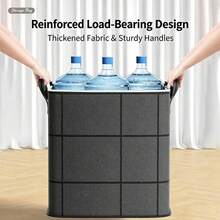 Thickened Black Mesh Storage Bag, Transparent Large Foldable Clothing & Bedding Storage Bag, Dorm Essentials, Suitable For Blankets, Bedding, Wardrobe, Underbed And Dorm Storage, Ideal For Moving, Laundry And Space-Saving Room Organization - Multicolor - View 6
