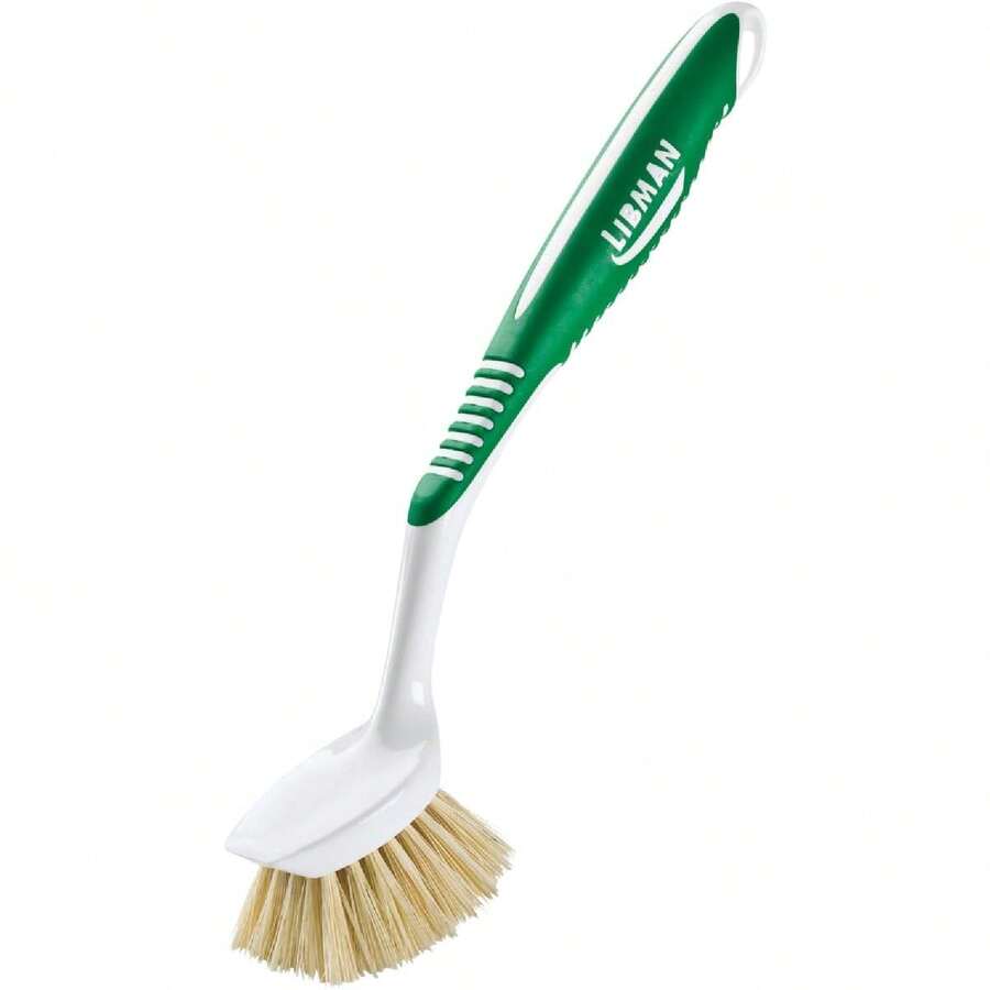 Libman Natural Tampico Fibers Vegetable Brush - 1 Each - White - View 1