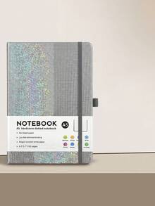 1pc Starry Sky Color Strap Notebook, PU Soft Leather Cover, Suitable For Home Office, Business Meetings, Back To School Note Taking, Essential Notebook For Student Writing And Recording - Notebook - View 8