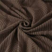 Printed Lounge Chair Cover - Suitable For All Seasons - Office, Living Room, Home Decor Lounge Chair Cover - Washable Couch Covers - Coffee Brown - View 11