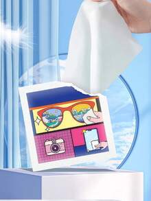 200pcs Eyeglass Cleaning Wipes - Multicolor - View 5