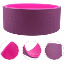 2 Pcs (Yoga Wheel + Resistance Band) Set, Also Available For Separate Purchase, Yoga Wheel Assists In Shoulder Opening And Back Bending, Resistance Band For Stretching And Body Shaping, Suitable For Indoor Yoga Practice, Body Stretching And Shaping - Multicolor - View 7