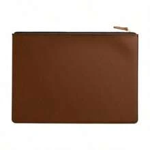 PU Leather Water-Resistant Multi-Function Zipper Pouch Document Bag Stationery Storage Bag For Study And Office - Multicolor - View 12