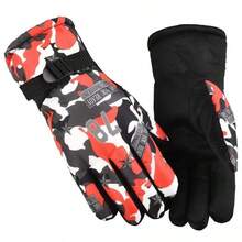 1 Pair Winter Warm Gloves, Thermal Lined & Thickened, Cold-Proof & Warm, Unisex, Suitable For Outdoor Cycling, Skiing - Multicolor - View 6