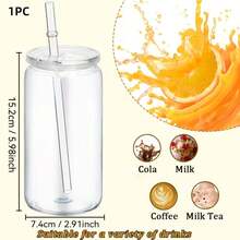 4pcs Transparent Plastic Water Bottles - Reusable Sports Cups With Straws And Lids, Durable And Convenient Beverage Containers, Suitable For Projects, Iced Coffee, Juice, Soda, Cold Drinks, Parties, Picnics, Weddings And Summer Refreshment - Multicolor - View 11