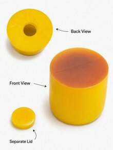 Caramel Pudding Bell Pepper Squishy Kit Squeaky Building Block Fidget Ball Soft TPR Slow Rebound Anxiety Relief Sensory Toy For Kids Adults ADHD Focus Desktop Decor Party DIY Craft Kit - Multicolor - View 12