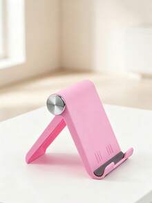 1pc Foldable Portable Desktop Phone Stand, Premium ABS Material, Adjustable Angle, Compact And Lightweight, Fits Easily In Pocket, Compatible With All Smartphones And Tablets, Stable And Non-Slip, Space-Saving - Multi-color Style - View 8