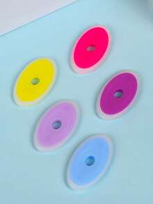 5pcs Candy Color Eraser Set, Heat-Erasable Oval Erasers, Soft Pencil Erasers, Highly Attractive Pastel Stationery, Clean Erasing Without Leaving Traces, School Supplies, Suitable For Students' Classroom Notes Erasure, Gift For Students And Classmates - Multi-color - View 9