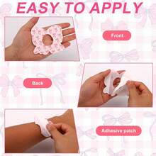10/5/2pcs Bowknot Sensor Covers For G7, 5 Styles Cute Bowknot CGM Overpatch Waterproof Breathable Adhesive Patches Monitor Sensor Stickers Accessories Compatible With G7 - View 5