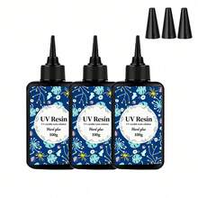 100g-500g UV Resin Kit, Suitable For DIY Crafts And Jewelry Making, Transparent Hard Resin, White, Low Viscosity, Non-Shrink, Easy To Use, Handmade Supplies Set - A - View 12