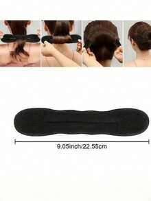 1/3pcs Hair Bun Styling Set, Upgraded Donut Hair Bun Maker, Sponge Hair Clips, Multi-Functional Hair Styling Tools, All-In-One Hair Styling Tool Set, Suitable For Daily, School, Wedding, Party, Travel And Styling Needs - Multicolor - View 5