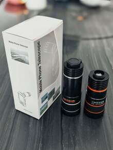 1pc Universal 8X/12X/20X Telephoto Lens Accessory, Clip-On Telephoto Lens, Suitable For Single Camera Lens, High Definition Photography Zoom Lens, Mobile Phone Camera Zoom Lens With Phone Clip (Not Suitable For Dual Camera And Triple Camera Configurations) - Multicolor - View 5