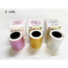Gold Round Thermal Labels 50x50mm 140Pcs/Roll Waterproof Self‑Adhesive Sticker Paper Compatible With M110 M220 M221 Label Printer For Gift Packaging Handmade Business Tags - View 12