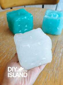 [Squishy] Giant Transparent Cheese Ruirui Squeeze Toy, Malt Ice Cream Multi-Sensory Soft Mochi Texture Stress Relief Toy, Slow Rebound Adult Office Desk Decor, Anxiety Relief Hand Sensory Toy - Multicolor - View 3
