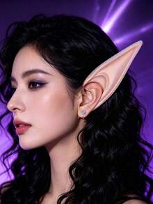 2pcs/Set Fairy Ear Accessories, Stage Performance Outfit Decor, Cosplay, Halloween, Anime Party Costume Masquerade Accessories, Christmas Cosplay Vampire Elf Ears Costume Props, Suitable For Holiday Dress-Up, Party, Halloween, Christmas - Elf Ears - View 3