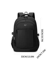 SHILAN Large‑Capacity Business Backpack, Wear‑Resistant Water‑Repellent Multi‑Compartment Laptop Bag For Student Commute And Travel - Multicolor - View 8