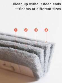 1 Set Multi-Function Door And Window Track Cleaning Brush, Includes Handheld Crevice Brush, Slot Cleaning Brush And Window Track Cleaning Brush, Easily Clean Window Tracks, Crevices, Dust And Hard-To-Reach Corners, Dust-Free Cleaning - Multiple Styles - View 8