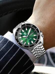 SEA KNIGHT Men's Luxury Business Quartz Watch, New Rotating Bezel, Luminous, Date & Day Display, Waterproof, Men's Watch Gift - One Size Fits All - View 8