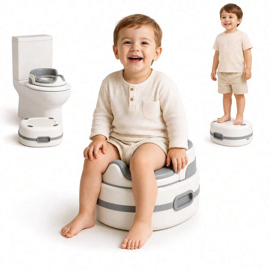 Bacinica Infantil 3 En 1 Desmontable, Reductor Para WC Y Banquito