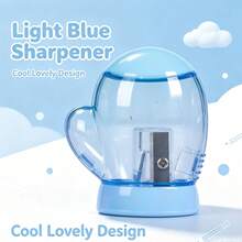 1pc Glove Shaped Pencil Sharpener, Manual Pencil Sharpener Gift, Mini Rotary Pencil Sharpener, Multi-Functional Design, Creative Acrylic Shape, Stationery Gift Back To School - Multiple Colors and Random Styles - View 5