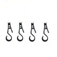4pcs PVC Lightweight Hooks, Camping & Travel Essentials - Multi-Functional Outdoor Tent Clips, Can Securely Hang Gear, Towels And Other Items - Multicolor - View 7