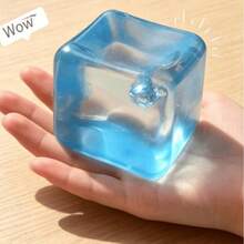 New Maltose Squeeze Toy, Water Cube Transparent Slow Rebound Toy, Office Home Party Decorations, Creative Holiday Birthday Gifts - Multicolor - View 1