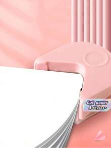 1pc R4 Corner Rounder Punch, Chamfering Tool, Paper Photo Corner Trimmer, Laminating Film Corner Cutter, Card Corner Punch, Back To School Stationery - Multiple Styles - View 3