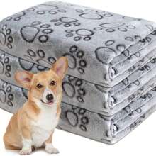 1pc Paw Print Square Pet Blanket, Lightweight And Comfortable, Suitable For Small/Medium/Large Pets, All Seasons - XL (100-150cm) - View 6
