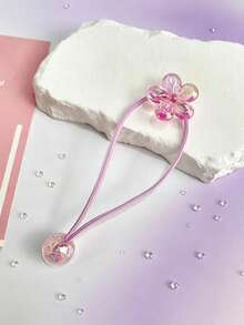 12/6pcs High Elasticity Hair Ties, Sweet Hair Accessories, Basic Style Non-Damaging, Suitable For Girls And Women, Daily Essential - Multicolor - View 6